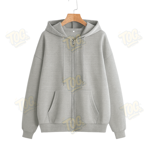 OVERSIZED DROP SHOULDER ZIPPER