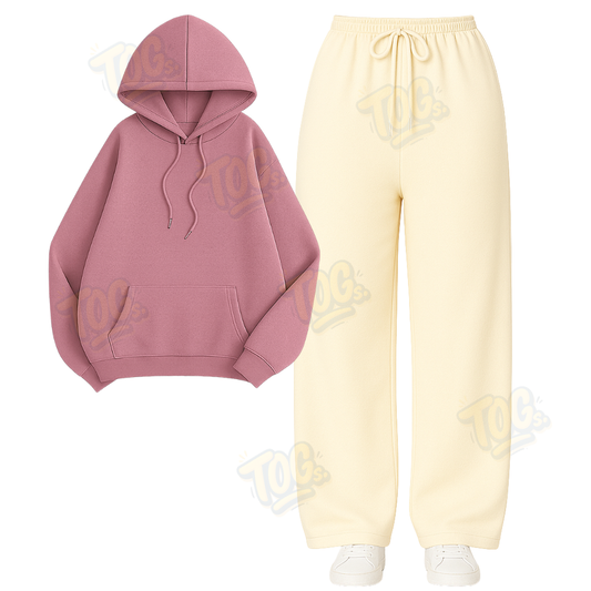 Straight Leg Trouser With Oversized Hoodie