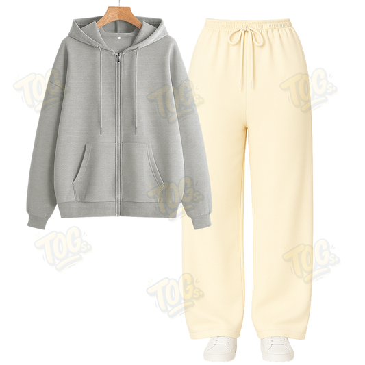 Straight Leg Trouser With Oversized Zipper