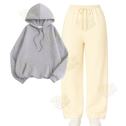 Straight Leg Trouser With Hoodie
