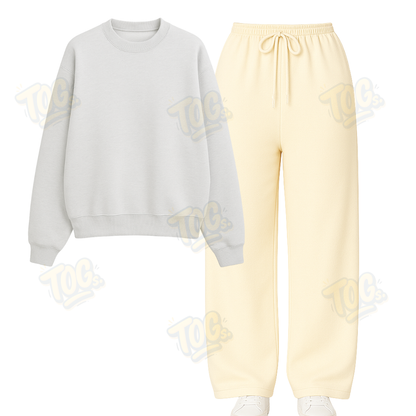 Straight Leg Trouser With Sweatshirt
