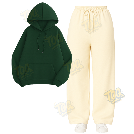 Straight Leg Trouser With Oversized Hoodie