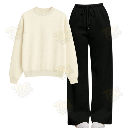 Straight Leg Trouser With Sweatshirt