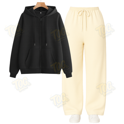 Straight Leg Trouser With Zipper