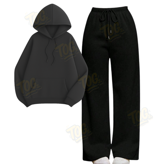 Straight Leg Trouser With Oversized Hoodie