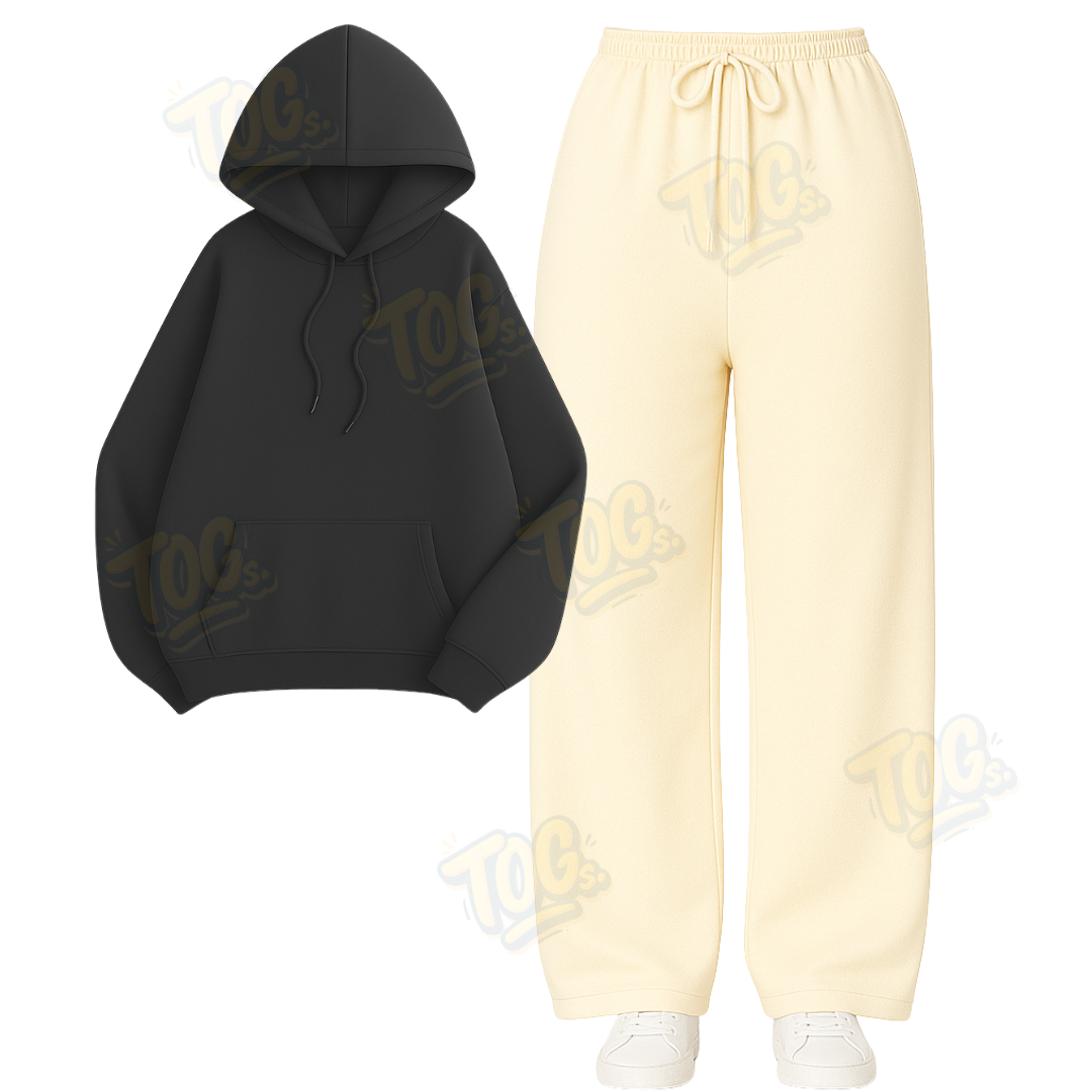 Straight Leg Trouser With Hoodie