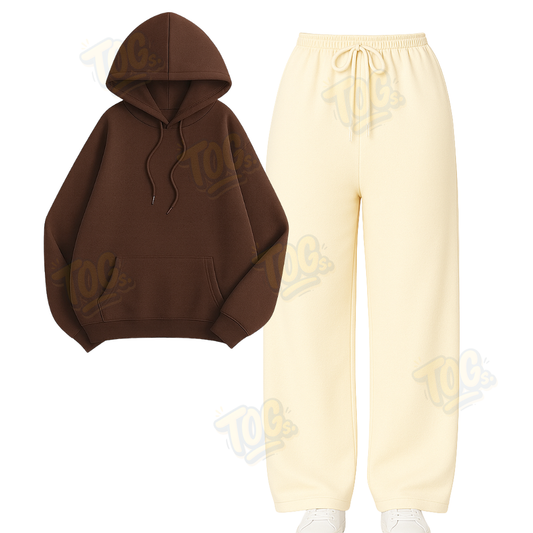 Straight Leg Trouser With Oversized  Hoodie