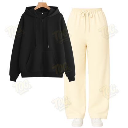 Straight Leg Trouser With Zipper