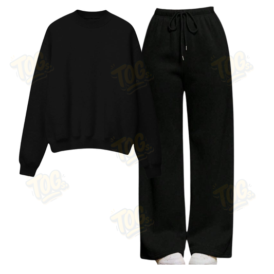 Straight Leg Trouser With Sweatshirt