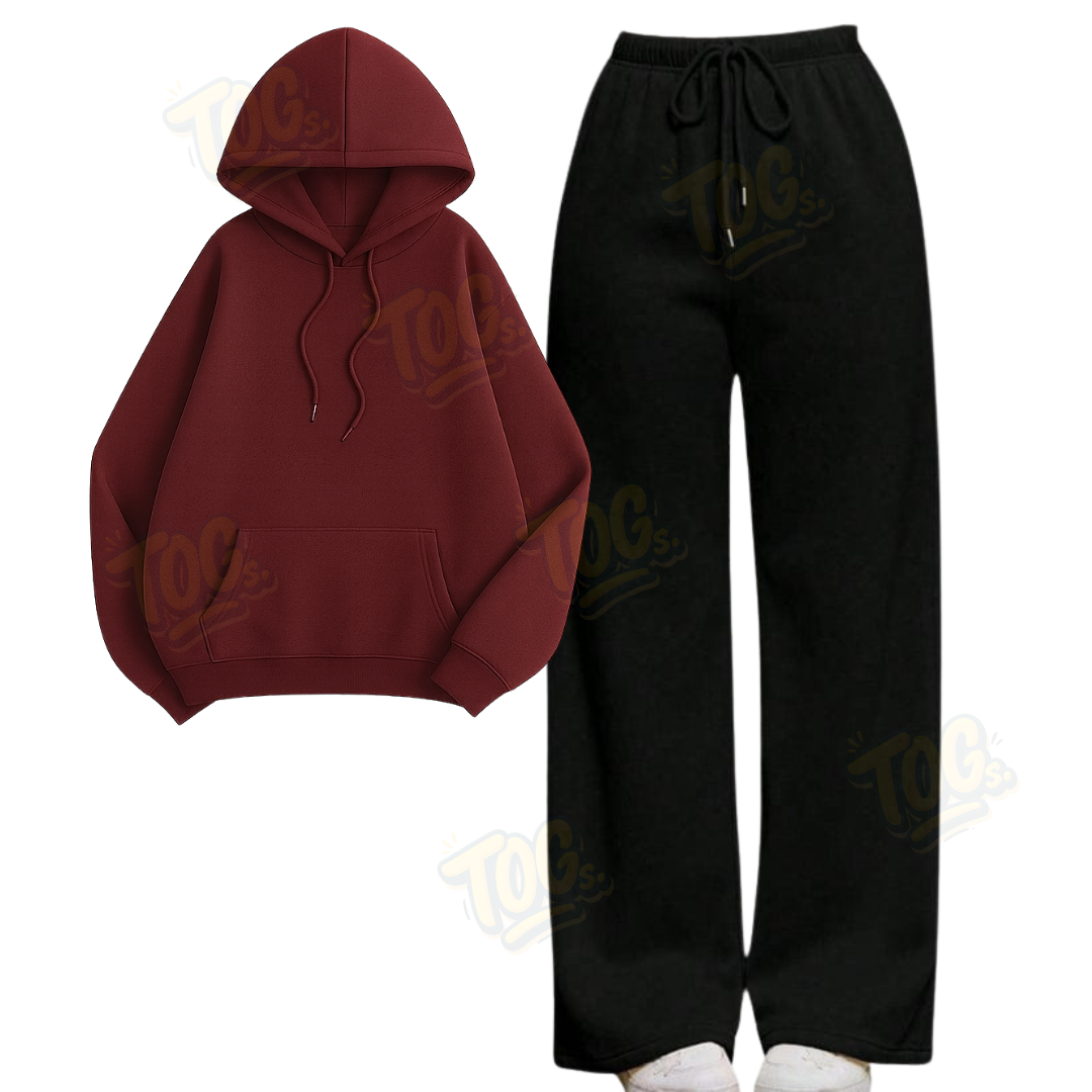 Straight Leg Trouser With Hoodie