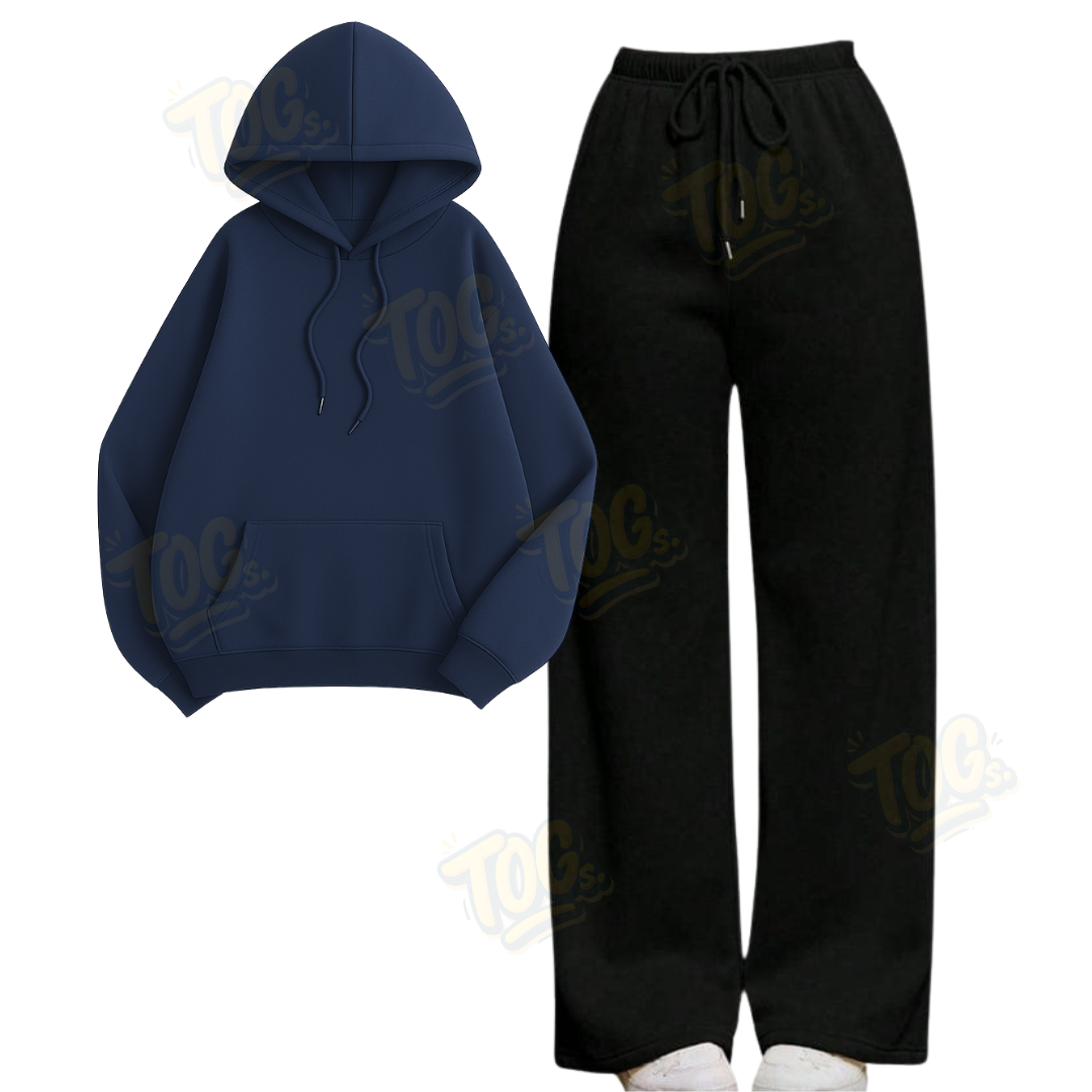 Straight Leg Trouser With Hoodie