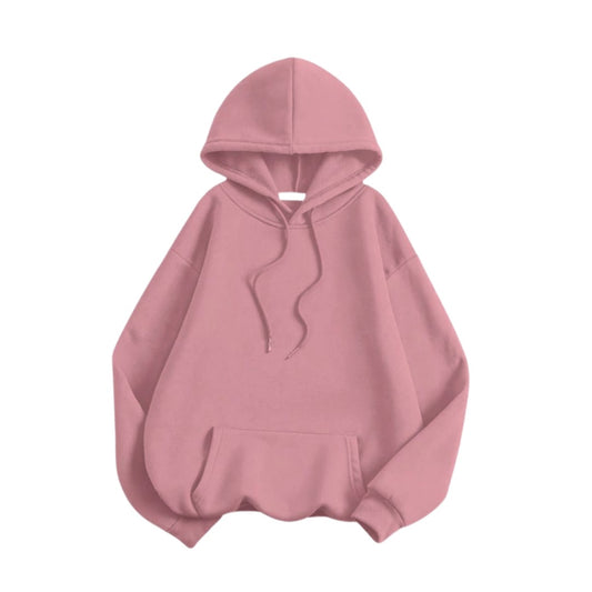 Mauve Drop Shoulder Oversize Hoodie