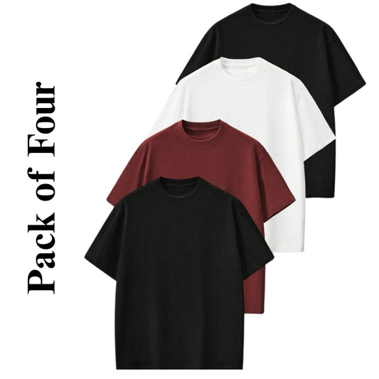 Pack Of Four Oversize Tee