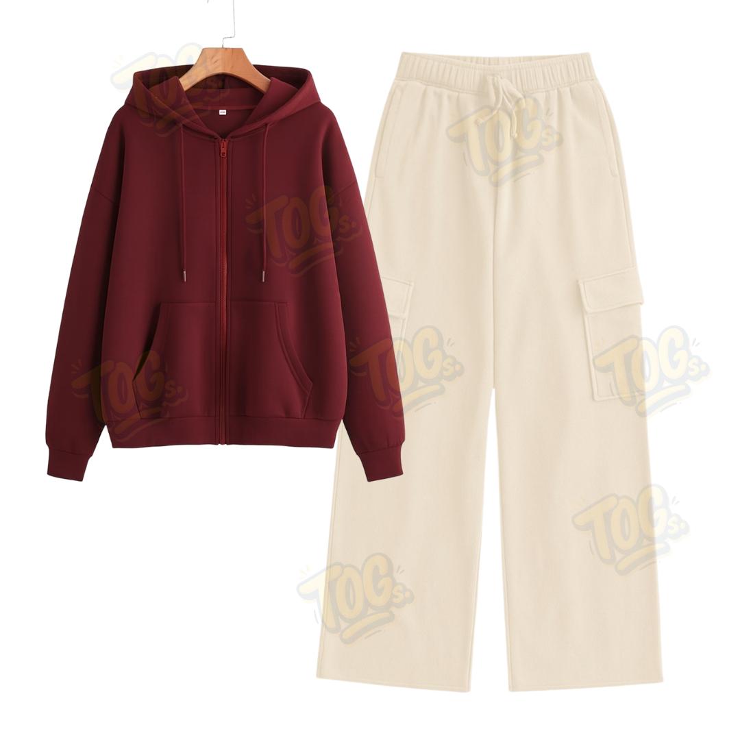 Straight Leg Cargo With  Zipper