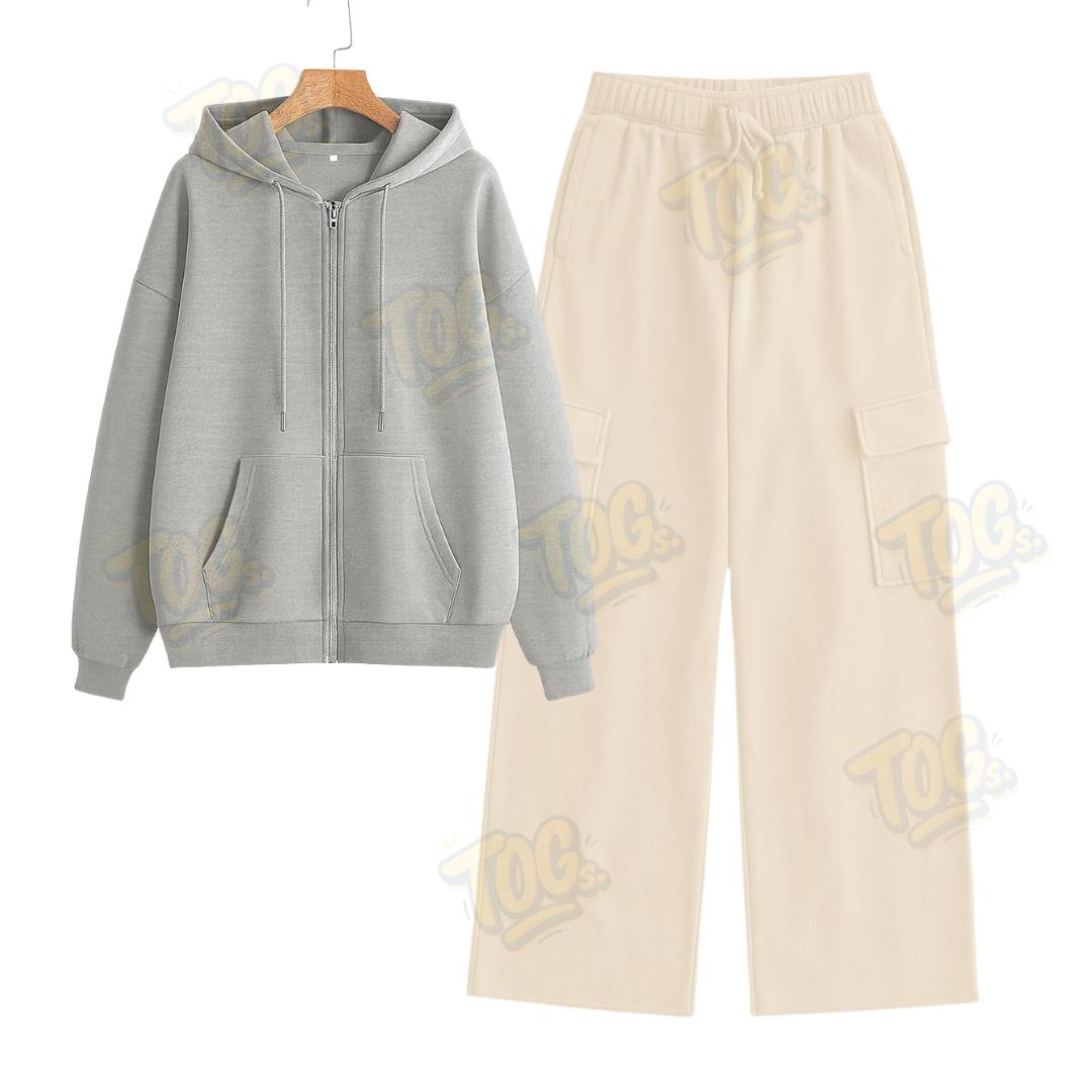 Straight Leg Cargo With  Zipper