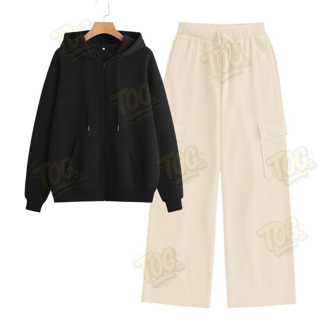 Straight Leg Cargo With  Zipper