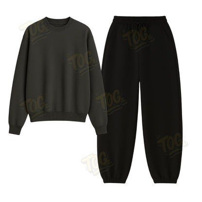 Baggy Sweatpant With Oversized Sweatshirt
