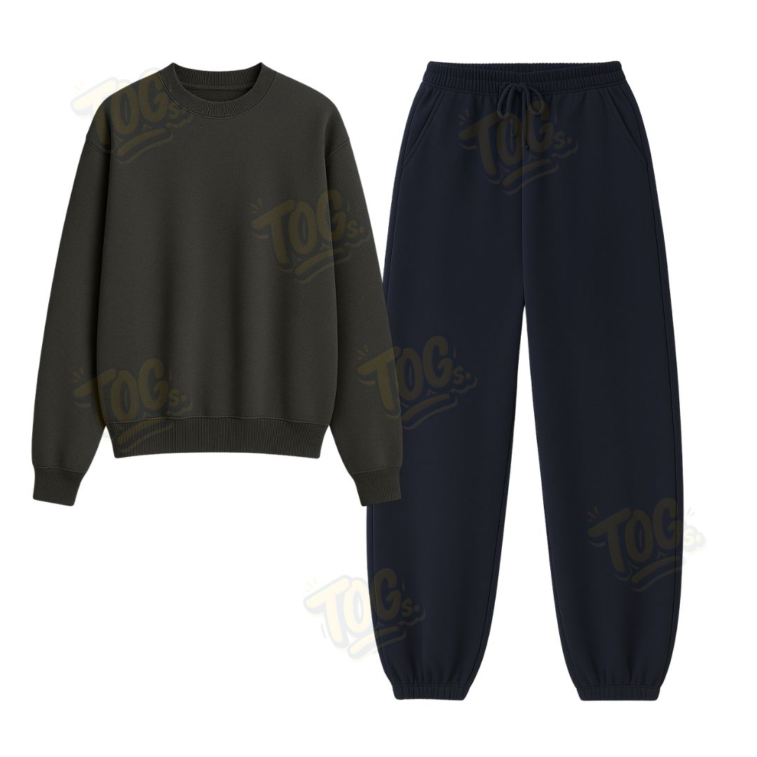 Baggy Sweatpant With Oversized Sweatshirt