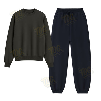 Baggy Sweatpant With Oversized Sweatshirt