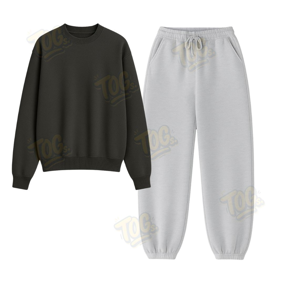 Baggy Sweatpant With Oversized Sweatshirt