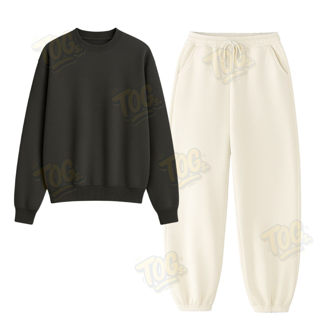 Baggy Sweatpant With Oversized Sweatshirt