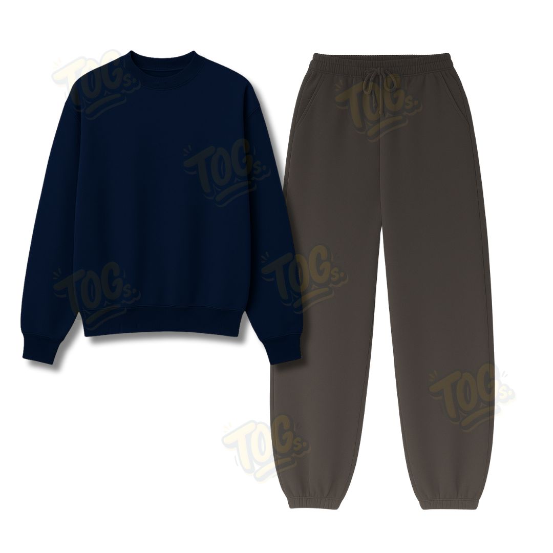 Baggy Sweatpant With Oversized Sweatshirt