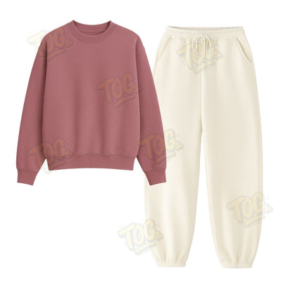 Baggy Sweatpant With Oversized Sweatshirt