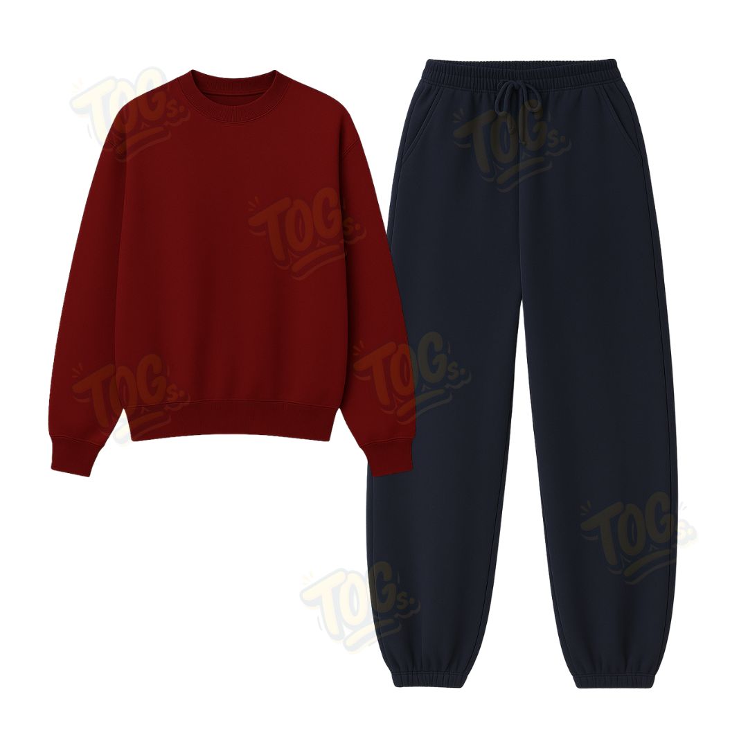 Baggy Sweatpant With Oversized Sweatshirt