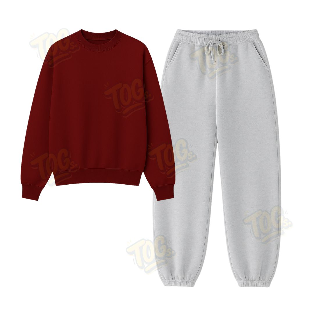 Baggy Sweatpant With Oversized Sweatshirt