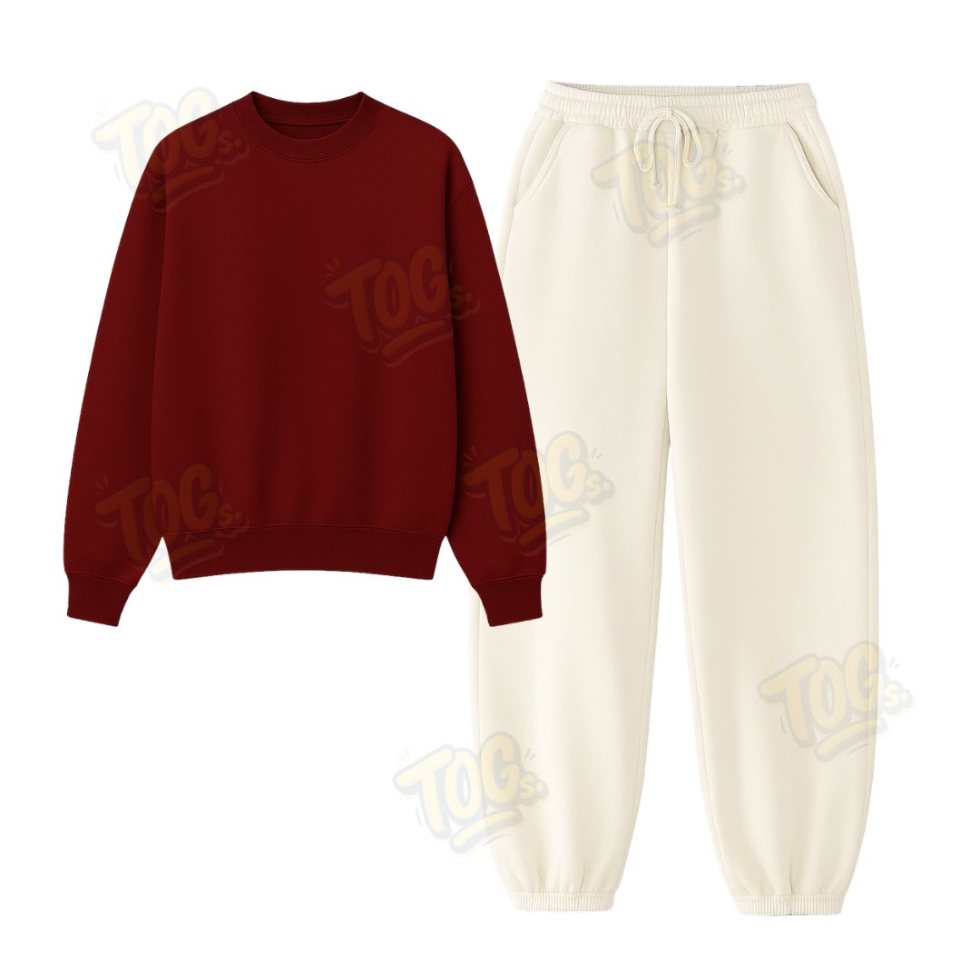 Baggy Sweatpant With Oversized Sweatshirt