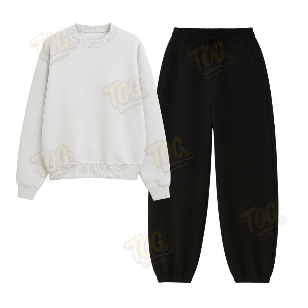 Baggy Sweatpant With Oversized Sweatshirt