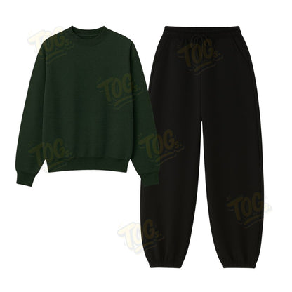 Baggy Sweatpant With Oversized Sweatshirt