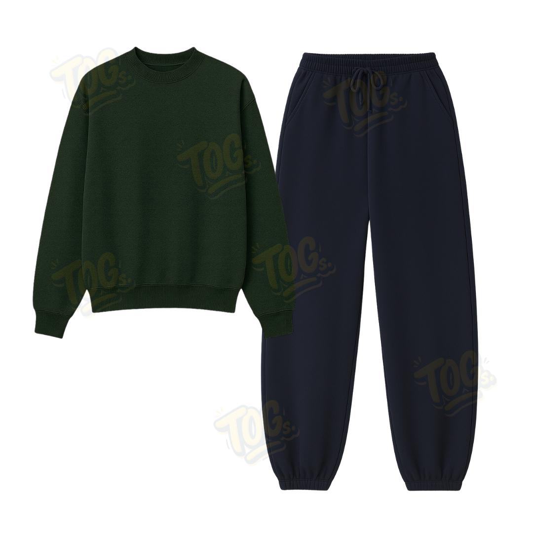 Baggy Sweatpant With Oversized Sweatshirt