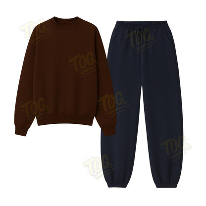 Baggy Sweatpant With Oversized Sweatshirt