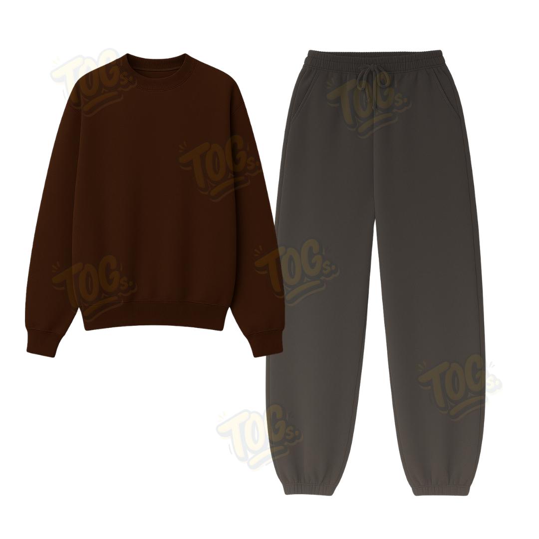 Baggy Sweatpant With Oversized Sweatshirt