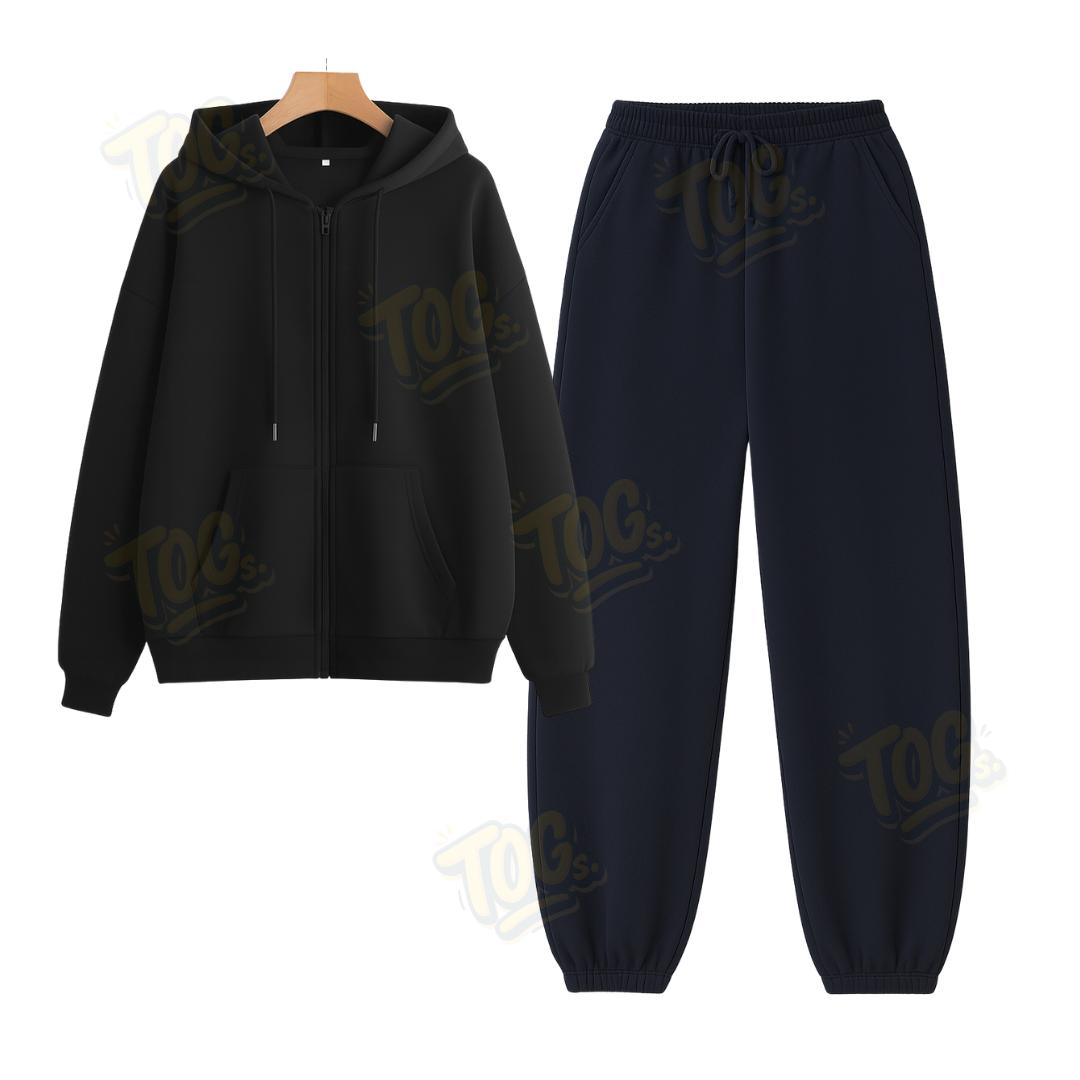 Baggy Sweatpant With Oversized Zipper