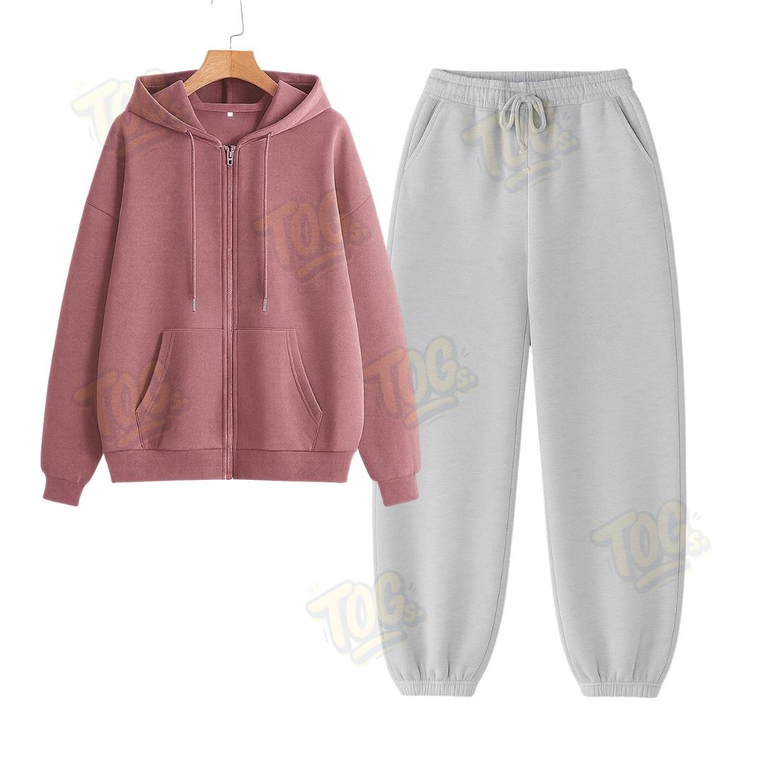 Baggy Sweatpant With Oversized Zipper