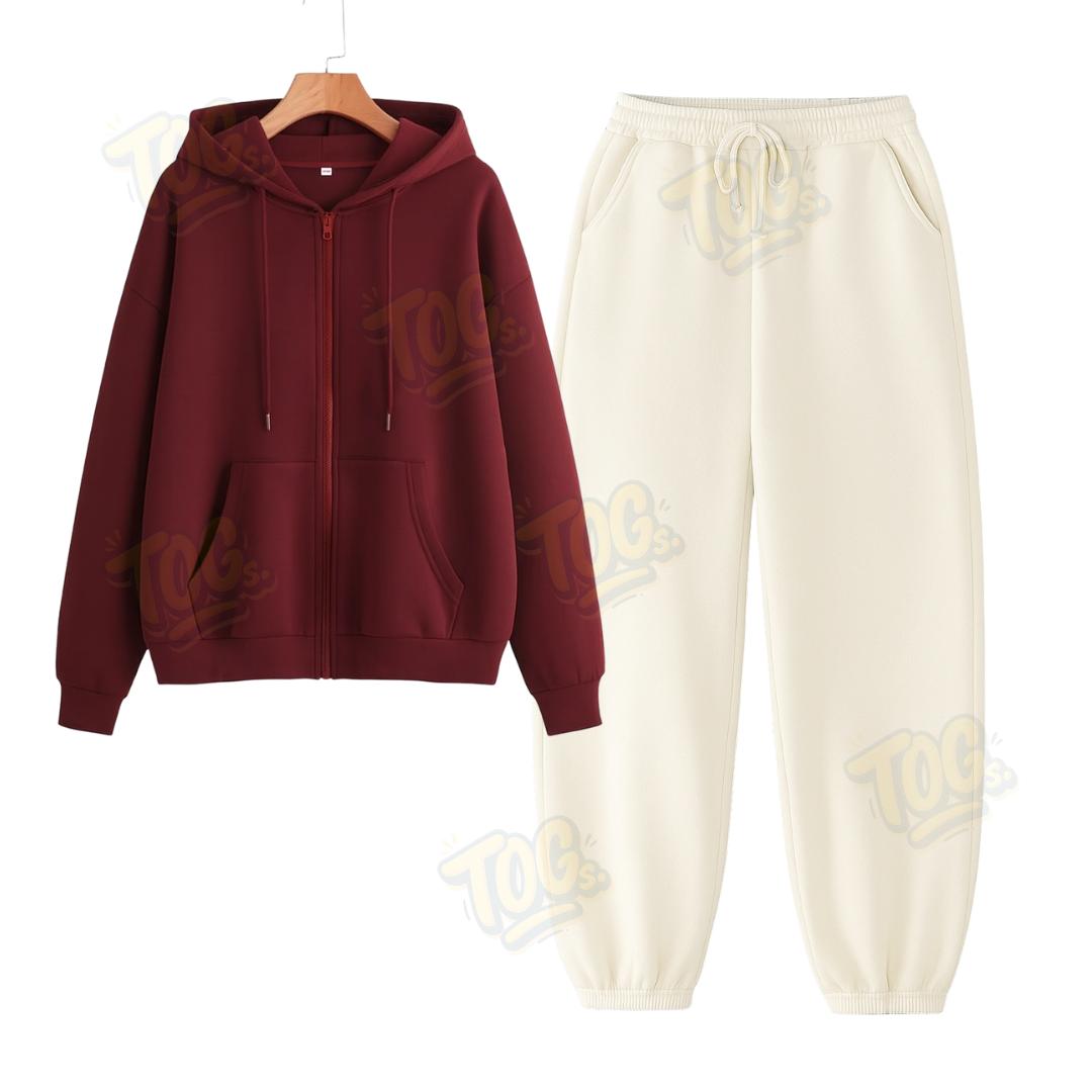 Baggy Sweatpant With Oversized Zipper