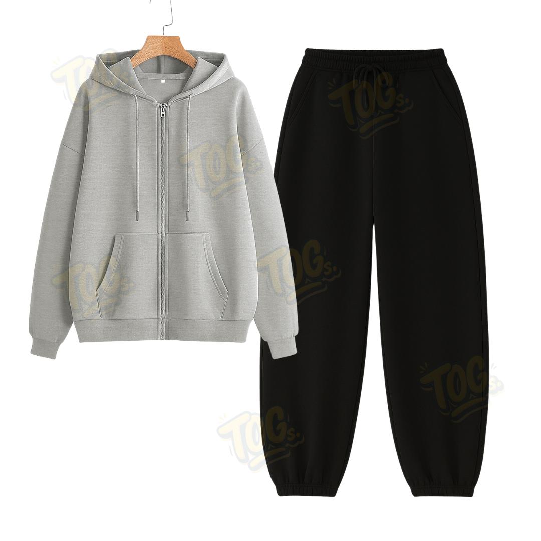 Baggy Sweatpant With Oversized Zipper