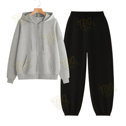 Baggy Sweatpant With Oversized Zipper