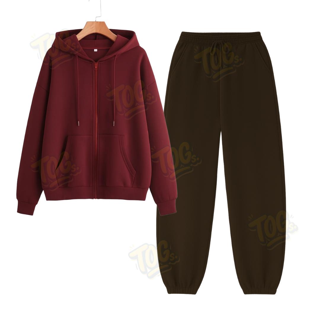 Baggy Sweatpant With Oversized Zipper