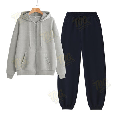 Baggy Sweatpant With Oversized Zipper