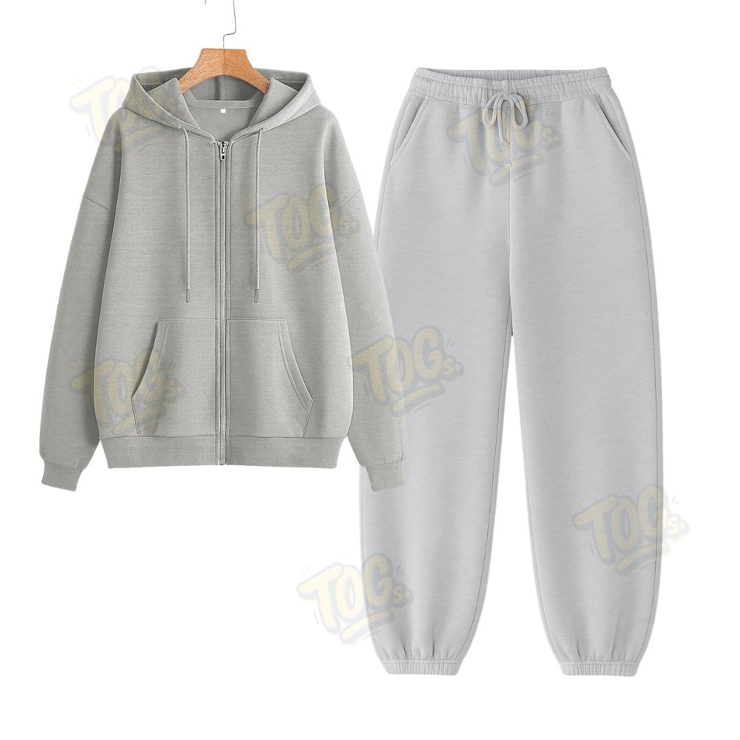 Baggy Sweatpant With Oversized Zipper