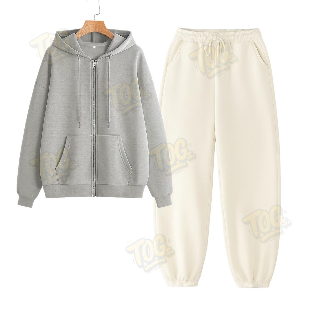 Baggy Sweatpant With Oversized Zipper