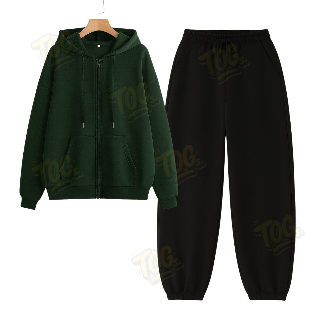 Baggy Sweatpant With Oversized Zipper