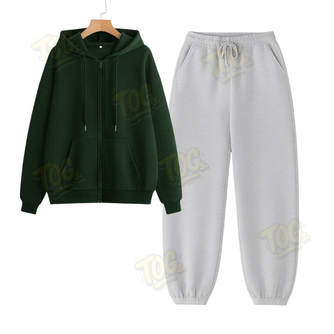 Baggy Sweatpant With Oversized Zipper