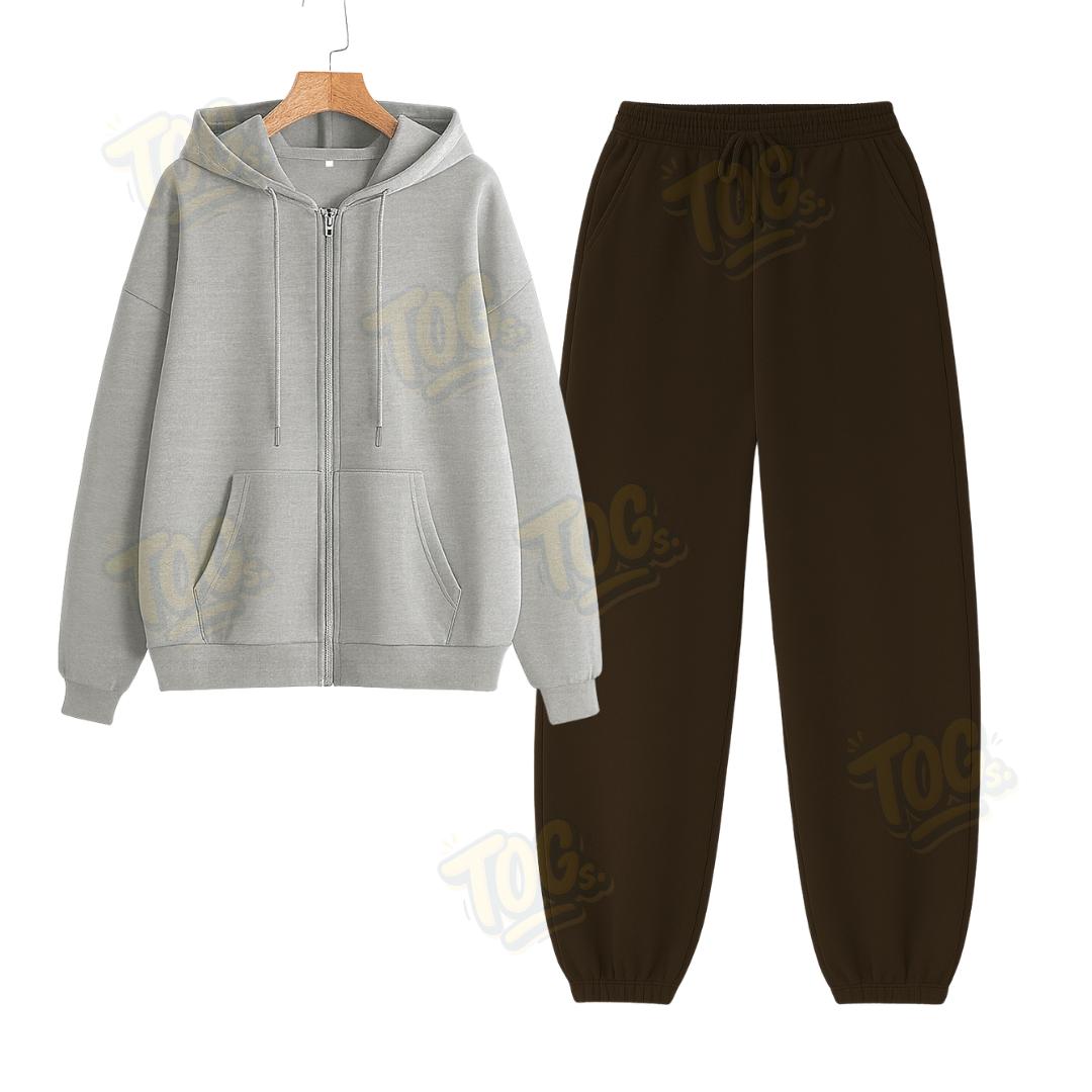 Baggy Sweatpant With Oversized Zipper