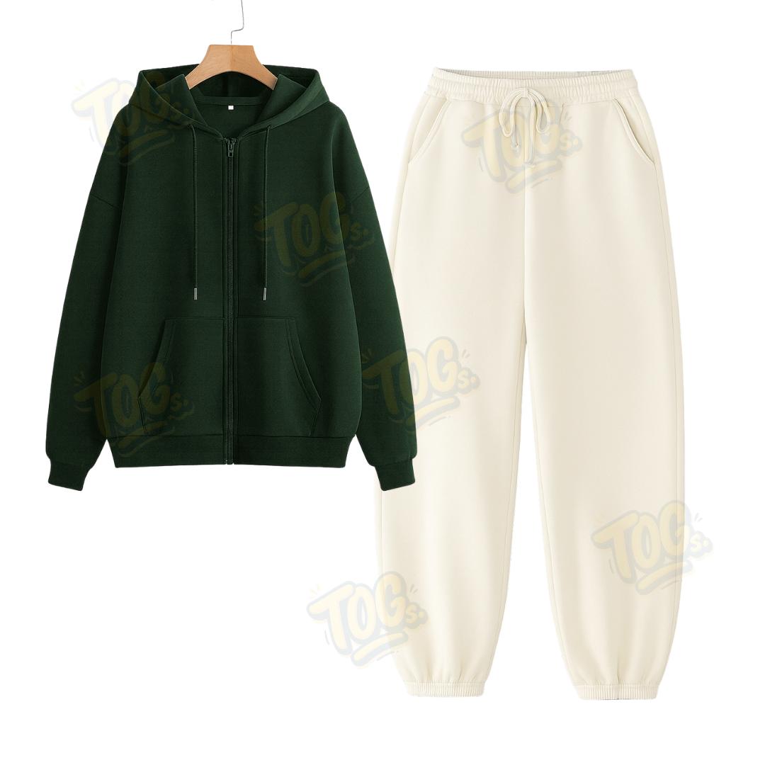 Baggy Sweatpant With Oversized Zipper