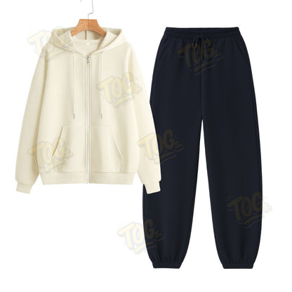 Baggy Sweatpant With Oversized Zipper