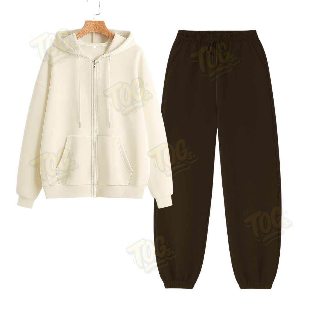 Baggy Sweatpant With Oversized Zipper